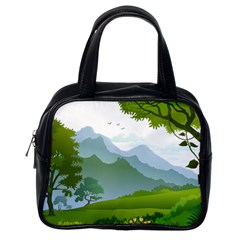 Forest Landscape Photography Illustration Classic Handbag (one Side) by Sudhe