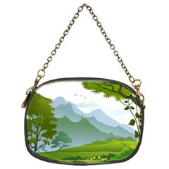 Forest Landscape Photography Illustration Chain Purse (two Sides) by Sudhe