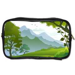 Forest Landscape Photography Illustration Toiletries Bag (one Side) by Sudhe