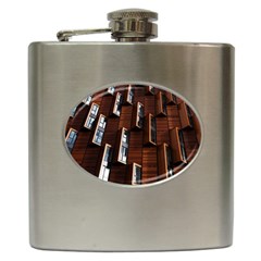 Abstract Architecture Building Business Hip Flask (6 Oz) by Sudhe