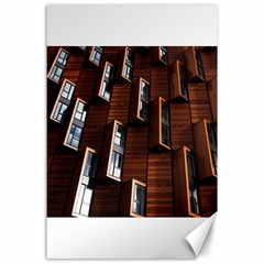 Abstract Architecture Building Business Canvas 24  X 36  by Sudhe