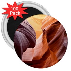 Light Landscape Nature Red 3  Magnets (100 Pack) by Sudhe