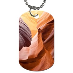 Light Landscape Nature Red Dog Tag (two Sides) by Sudhe