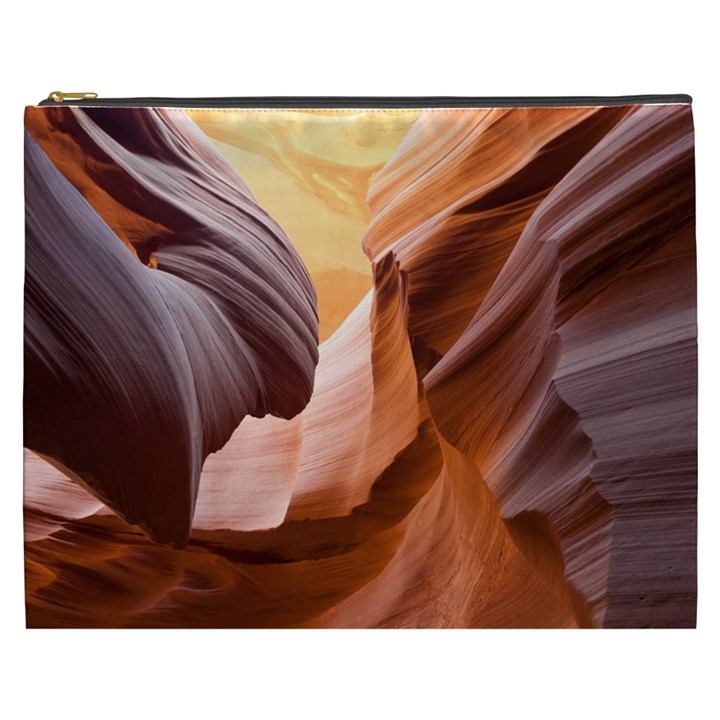 Light Landscape Nature Red Cosmetic Bag (XXXL)