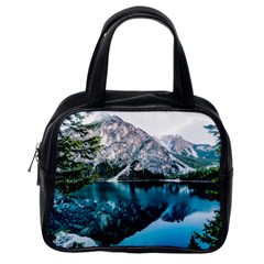 Daylight Forest Glossy Lake Classic Handbag (one Side) by Sudhe