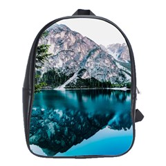 Daylight Forest Glossy Lake School Bag (large) by Sudhe