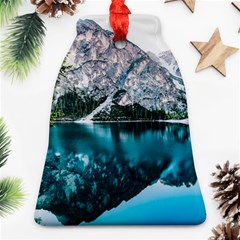 Daylight Forest Glossy Lake Ornament (bell)