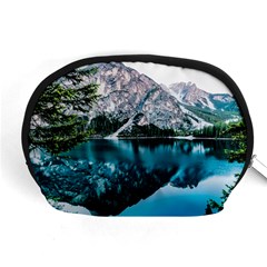 Daylight Forest Glossy Lake Accessory Pouch (medium) by Sudhe