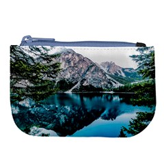 Daylight Forest Glossy Lake Large Coin Purse by Sudhe