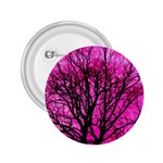 Pink Silhouette Tree 2.25  Buttons Front