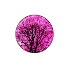 Pink Silhouette Tree Hat Clip Ball Marker (10 Pack) by Sudhe