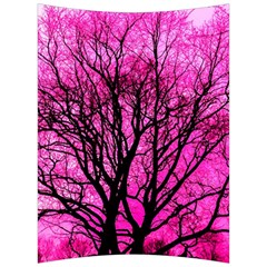 Pink Silhouette Tree Back Support Cushion by Sudhe