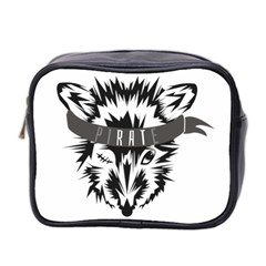 Pirate Rat Animal Pet Danger Mini Toiletries Bag (two Sides) by Sudhe