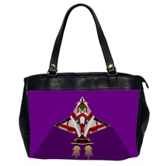 Toy Plane Outer Space Launching Oversize Office Handbag (2 Sides) by Sudhe