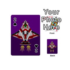 Toy Plane Outer Space Launching Playing Cards 54 (mini) by Sudhe