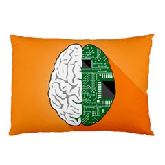 Technology Brain Digital Creative Pillow Case (two Sides) by Sudhe