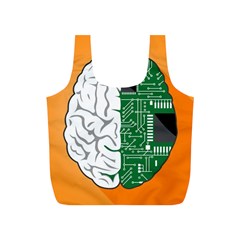 Technology Brain Digital Creative Full Print Recycle Bag (s) by Sudhe