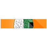 Technology Brain Digital Creative Small Flano Scarf Back