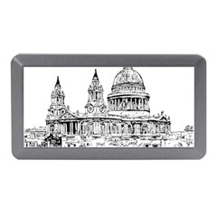 Line Art Architecture Church Memory Card Reader (mini) by Sudhe