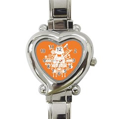 Taiwan Changhua Wikiproject Heart Italian Charm Watch by Sudhe