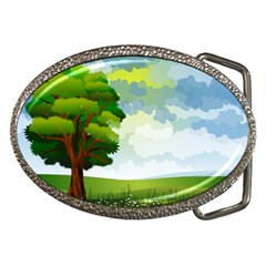 Landscape Nature Natural Sky Belt Buckles by Sudhe