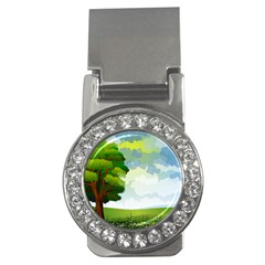 Landscape Nature Natural Sky Money Clips (cz)  by Sudhe