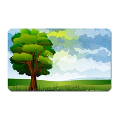 Landscape Nature Natural Sky Magnet (rectangular) by Sudhe