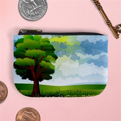 Landscape Nature Natural Sky Mini Coin Purse by Sudhe