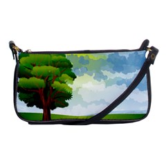 Landscape Nature Natural Sky Shoulder Clutch Bag by Sudhe