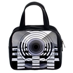 Glass Illustration Technology Classic Handbag (two Sides) by Sudhe