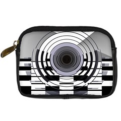 Glass Illustration Technology Digital Camera Leather Case by Sudhe