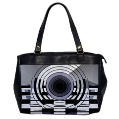 Glass Illustration Technology Oversize Office Handbag by Sudhe