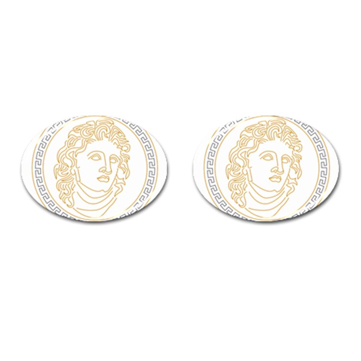 Apollo Design Draw Vector Nib Cufflinks (Oval)