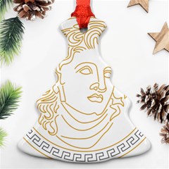 Apollo Design Draw Vector Nib Christmas Tree Ornament (two Sides) by Sudhe