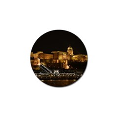 Budapest Buda Castle Building Scape Golf Ball Marker by Sudhe