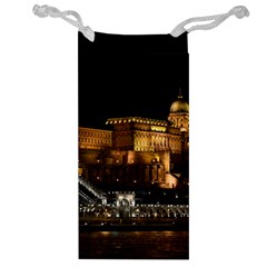 Budapest Buda Castle Building Scape Jewelry Bag by Sudhe