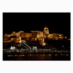 Budapest Buda Castle Building Scape Large Glasses Cloth (2-side) by Sudhe