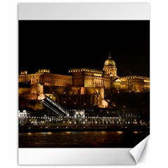 Budapest Buda Castle Building Scape Canvas 11  X 14  by Sudhe