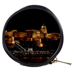 Budapest Buda Castle Building Scape Mini Makeup Bag by Sudhe