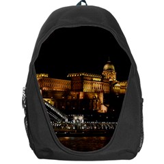 Budapest Buda Castle Building Scape Backpack Bag by Sudhe