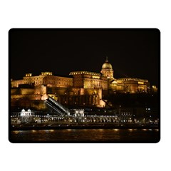 Budapest Buda Castle Building Scape Double Sided Fleece Blanket (small)  by Sudhe