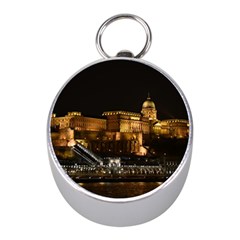 Budapest Buda Castle Building Scape Mini Silver Compasses by Sudhe