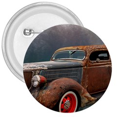 Auto Old Car Automotive Retro 3  Buttons by Sudhe