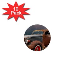 Auto Old Car Automotive Retro 1  Mini Buttons (10 Pack)  by Sudhe