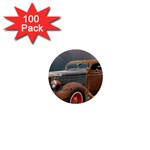 Auto Old Car Automotive Retro 1  Mini Buttons (100 pack)  Front