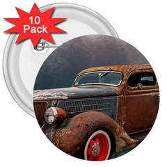 Auto Old Car Automotive Retro 3  Buttons (10 Pack)  by Sudhe