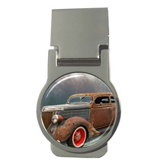 Auto Old Car Automotive Retro Money Clips (round)  by Sudhe