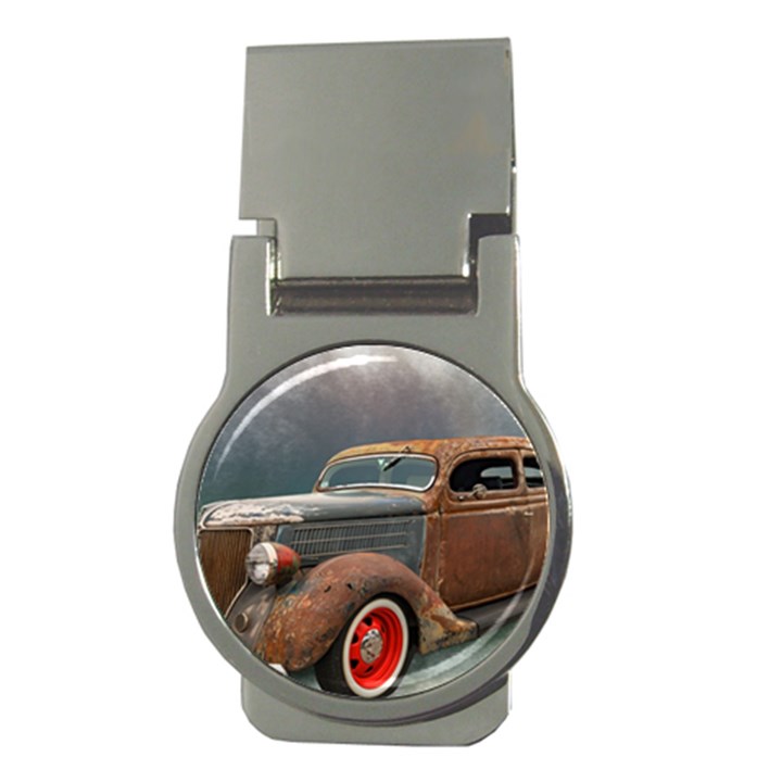 Auto Old Car Automotive Retro Money Clips (Round) 