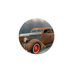 Auto Old Car Automotive Retro Golf Ball Marker (4 Pack) by Sudhe