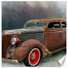 Auto Old Car Automotive Retro Canvas 12  X 12  by Sudhe